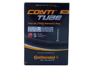 4x Fahrradschlauch Continental Hermetic Plus Tour 28 All 28 Zoll 32-622/47-622 Sclaverand-Ventil 42mm +3x Conti Reifenheber +pneugo! Reparatur-Kit