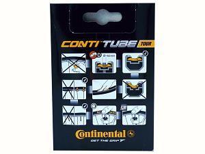 4x Fahrradschlauch Continental Hermetic Plus Tour 28 Wide 28 Zoll 47-622/62-622 Dunlop-Ventil 40mm +3x Conti Reifenheber +pneugo! Reparatur-Kit