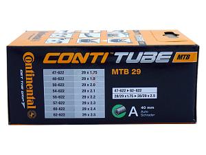 4x Fahrradschlauch Continental MTB 29 29 Zoll 47-622/62-622 Auto-Ventil 40mm +3x Conti Reifenheber +pneugo! Reparatur-Kit