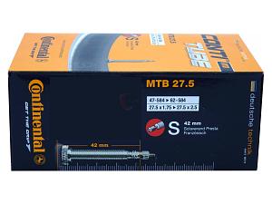 4x Fahrradschlauch Continental MTB 27.5 27.5 Zoll 47-584/62-584 Sclaverand-Ventil 42mm +3x Conti Reifenheber +pneugo! Reparatur-Kit