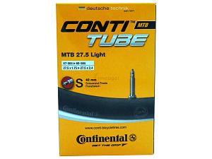 1x Fahrradschlauch Continental MTB 27.5 Light 27.5 Zoll 47-584/60-584 Sclaverand-Ventil 42mm +3x Conti Reifenheber +pneugo! Reparatur-Kit