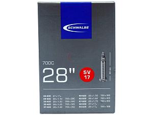 2x Fahrradschlauch Schwalbe SV17 28 Zoll 28-622/47-622 Sclaverand-Ventil 40mm +3x Schwalbe Reifenheber +pneugo! Reparatur-Kit