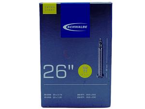 Fahrradschlauch Schwalbe SV11 26 Zoll 20-559/25-559 Sclaverand-Ventil 60mm (Extra Light)