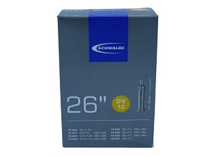 2x Fahrradschlauch Schwalbe DV12 26 Zoll 32-590/47-584 Dunlop-Ventil 40mm +3x Schwalbe Reifenheber +pneugo! Reparatur-Kit