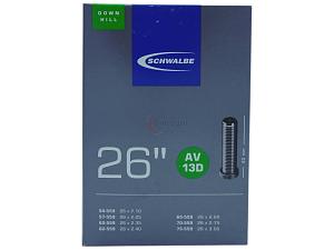 3x Fahrradschlauch Schwalbe AV13D 26 Zoll 54-559/75-559 Auto-Ventil 40mm +3x Schwalbe Reifenheber +pneugo! Reparatur-Kit