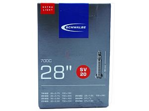 4x Fahrradschlauch Schwalbe SV20 28 Zoll 18-622/25-630 Sclaverand-Ventil 40mm +3x Schwalbe Reifenheber +pneugo! Reparatur-Kit