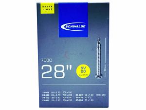 4x Fahrradschlauch Schwalbe SV20 28 Zoll 18-622/25-630 Sclaverand-Ventil 60mm +3x Schwalbe Reifenheber +pneugo! Reparatur-Kit