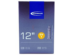 Fahrradschlauch Schwalbe DV1 12 Zoll 47-203/62-203 Dunlop-Ventil 32mm