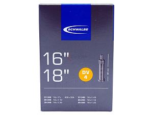 3x Fahrradschlauch Schwalbe DV4 18 Zoll 28-355/37-349 Dunlop-Ventil 32mm +3x Schwalbe Reifenheber +pneugo! Reparatur-Kit