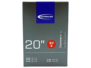 4x Fahrradschlauch Schwalbe SV6 20 Zoll 28-406/40-406 Sclaverand-Ventil 40mm +3x Schwalbe Reifenheber +pneugo! Reparatur-Kit