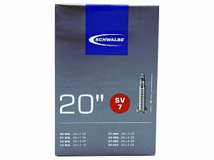 Fahrradschlauch Schwalbe SV7 20 Zoll 40-406/62-406 Sclaverand-Ventil 40mm