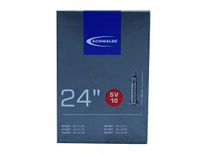 3x Fahrradschlauch Schwalbe SV10 24 Zoll 40-507/62-507 Sclaverand-Ventil 40mm +3x Schwalbe Reifenheber +pneugo! Reparatur-Kit