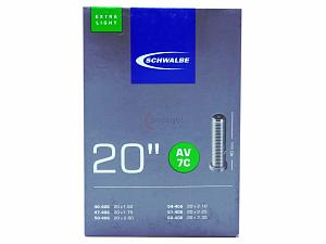 1x Fahrradschlauch Schwalbe AV7C 20 Zoll 40-406/60-406 Auto-Ventil 40mm +3x Schwalbe Reifenheber +pneugo! Reparatur-Kit