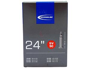 2x Fahrradschlauch Schwalbe SV9C 24 Zoll 18-520/28-520 Sclaverand-Ventil 40mm +3x Schwalbe Reifenheber +pneugo! Reparatur-Kit