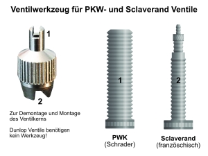 Fahrrad Ventilschlüssel für SV + AV Radventilschlüssel von Schwalbe