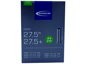 2x Fahrradschlauch Schwalbe AV21F 27.5 Zoll 54-584/75-584 Auto-Ventil 40mm +3x Schwalbe Reifenheber +pneugo! Reparatur-Kit