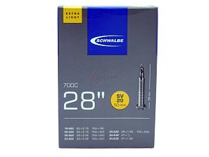 1x Fahrradschlauch Schwalbe SV20 28 Zoll 18-622/25-630 Sclaverand-Ventil 50mm +3x Schwalbe Reifenheber +pneugo! Reparatur-Kit