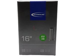 2x Fahrradschlauch Schwalbe AV3B 16 Zoll 32-305/40-305 Auto-Ventil 40mm +3x Schwalbe Reifenheber +pneugo! Reparatur-Kit