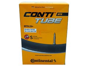 4x Fahrradschlauch Continental MTB 29 Wide 29 Zoll 65-622/70-622 Sclaverand-Ventil 42mm +3x Conti Reifenheber +pneugo! Reparatur-Kit